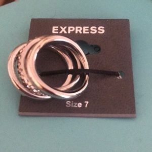 Express Stackable Silver Ring